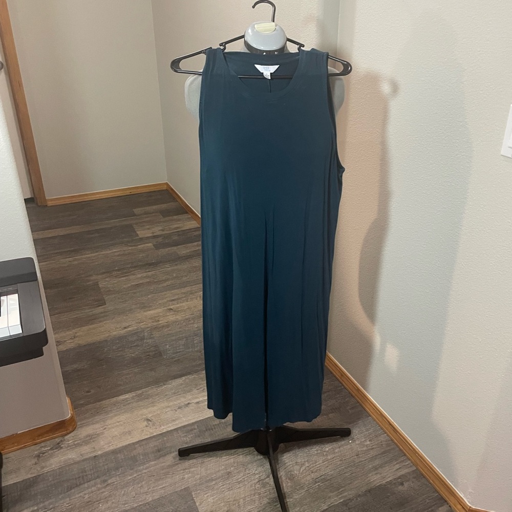 Thanks! It has Pockets! Teal dress